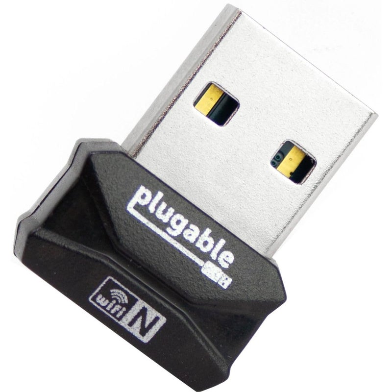 Plugable USB 2.0 Wireless N 802.11n 150 Mbps Nano WiFi Network Adapter (Realtek RTL8188EUS Chipset) Driverless Plug and Play for Windows - Image 1